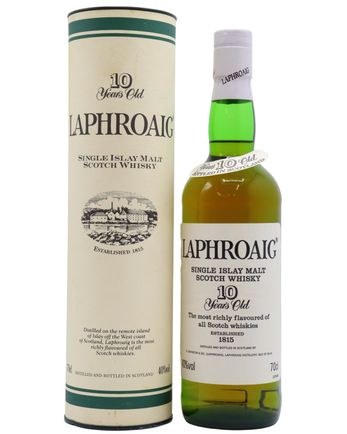 Laphroaig 10 år gammal Royal Warrant