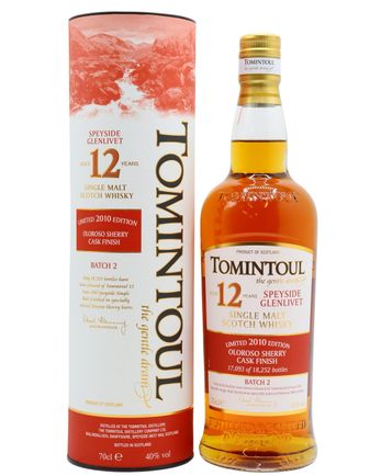 Tomintoul 12 år gammal Sherry Cask