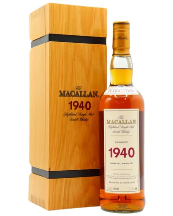 Macallan 1940 35 år gammal Fine Rare