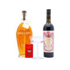 Angel's Envy Manhattan Bundle - Martini Rubino Vermouth & Strai