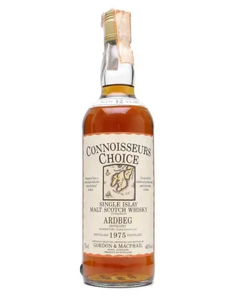 Ardbeg 1975 12 år gammal Map Label Connoisseurs Choice Gordon & Macphail