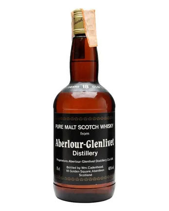 Aberlour Glenlivet 18 år gammal Bottled 1980s Cadenhead's