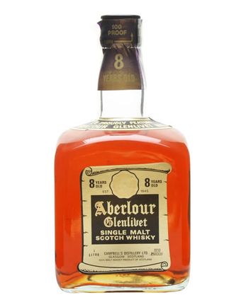 Aberlour Glenlivet 8 år gammal Bottled 1980s