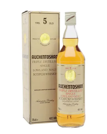 Auchentoshan 5 år gammal Bottled 1980s