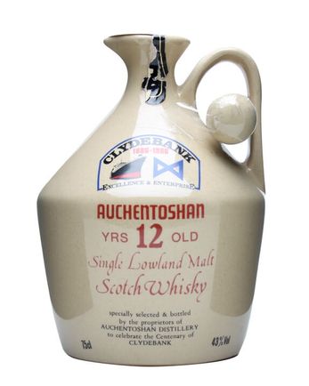 Auchentoshan 12 år gammal Bottled 1980's 75cl