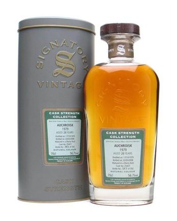Auchroisk 1979 26 år gammal Sherry Cask Signatory Cask Strength Collection