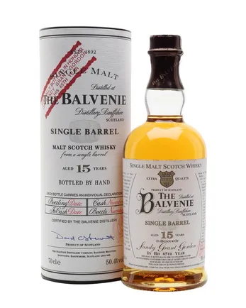 Balvenie 15 år gammal Sandy Grant Gordon Bottling