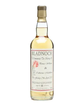 Bladnoch 8 år gammal Royal Wedding