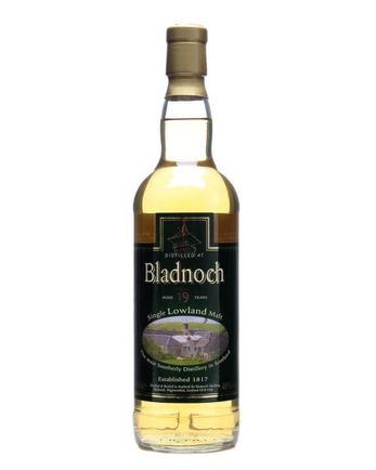 Bladnoch 19 år gammal Distillery Label