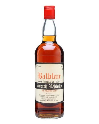 Balblair 10 år gammal Sherry Cask Bottled 1980s Gordon & Macphail