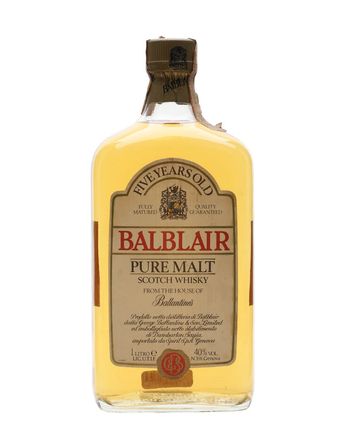 Balblair 5 år gammal Bottled 1980's 1L