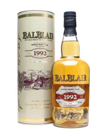 Balblair 1992 12 år gammal Peaty Cask