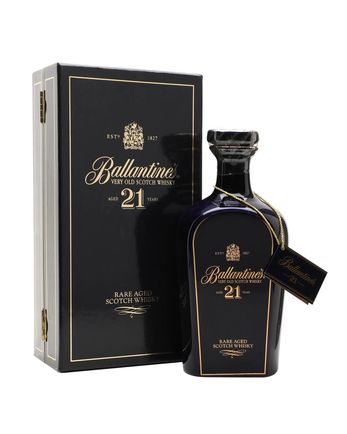 Ballantine's 21 år gammal Blue Ceramic Decanter
