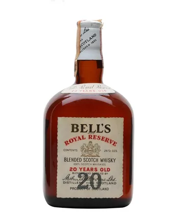 Bell's Royal Reserve 20 år gammal Bottled 1960s