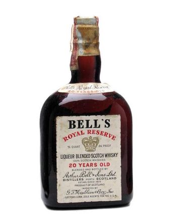Bell's Royal Reserve 20 år gammal Bottled 1930s