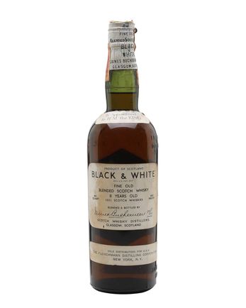 Black & White 8 år gammal Bottled 1930s