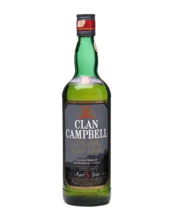 Clan Campbell 5 år gammal Bottled 1980s