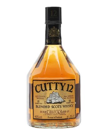 Cutty Sark 12 år gammal Bottled 1980s
