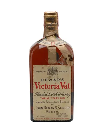 Dewar's Victoria Vat 12 år gammal Bottled 1940's