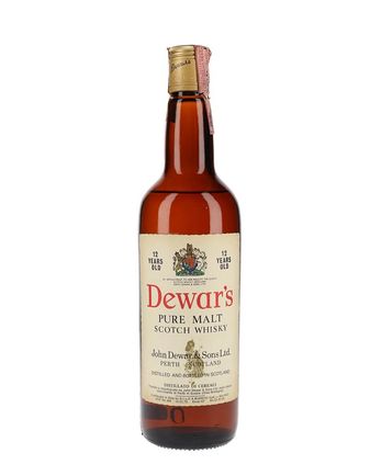 Dewar's 12 år gammal Bottled 1970s