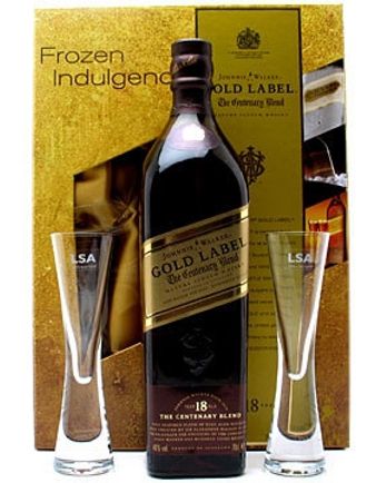 Johnnie Walker 18 år gammal Gold Label Gift Pack