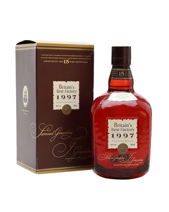 Old Parr 15 år gammal Britain's Best Factory 1997