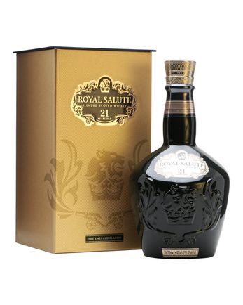 Royal Salute 21 år gammal Green Wade Decanter