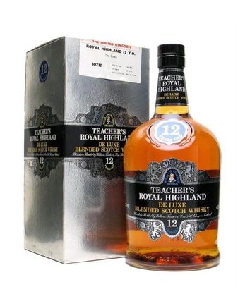 Teacher's 12 år gammal Royal Highland Bottled 1980's