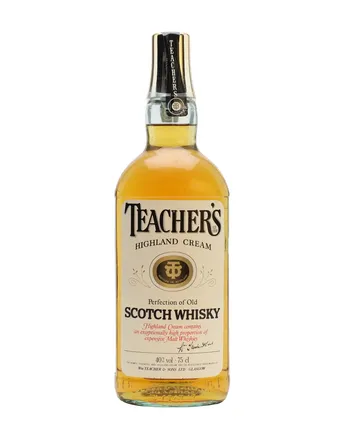 Teacher's Highland Cream Bottled 1980s