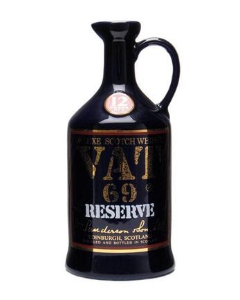 VAT 69 Reserve 12 år gammal Bottled 1980s