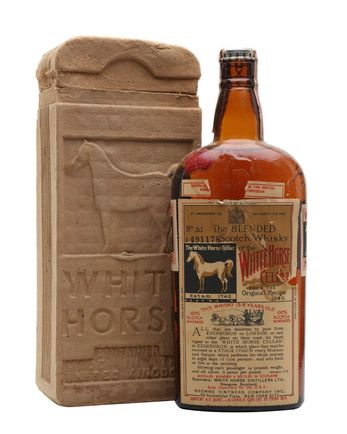 White Horse 8 år gammal Bottled 1930s