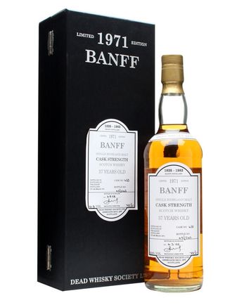 Banff 1971 37 år gammal Dead Whisky Society