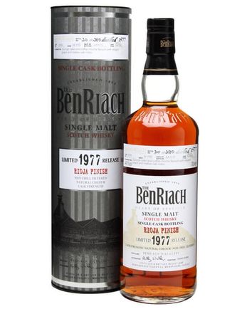 Benriach 1977 34 år gammal Cask #2588 Rioja Finish