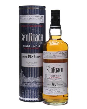 Benriach 1981 28 år gammal Bourbon Barrel #2589