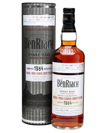 Benriach 1984 27 år gammal Peated PX Sherry Cask #1052