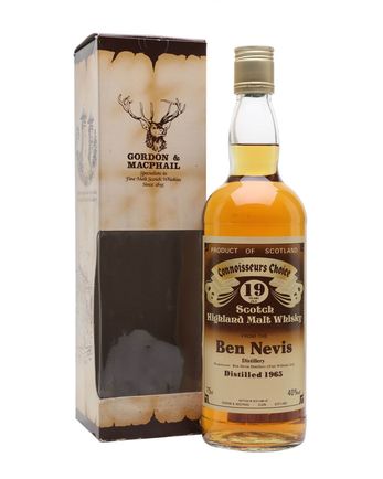 Ben Nevis 1965 19 år gammal Connoisseurs Choice Gordon & Macphail