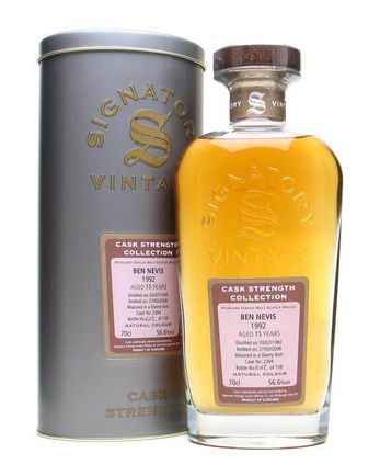 Ben Nevis 1992 15 år gammal Sherry Cask 2304 Signatory