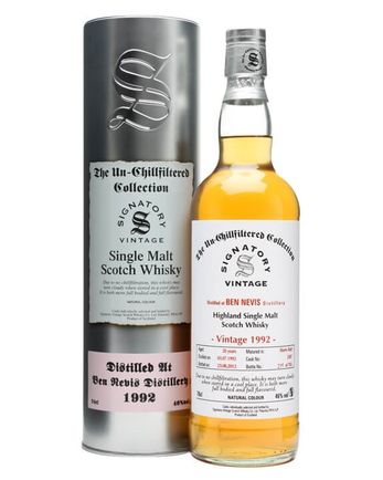 Ben Nevis 1992 20 år gammal Sherry Butt #2307 Signatory Un-Chillfiltered Collection