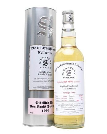 Ben Nevis 1993 15 år gammal Unchillfiltered Sherry Signatory Un-Chillfiltered Collection