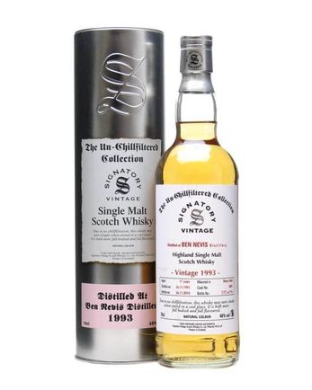 Ben Nevis 1993 17 år gammal Un Chillfiltered Collection Signatory