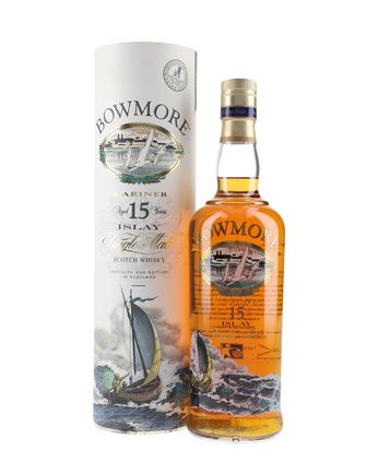 Bowmore Mariner 15 år gammal Screen Printed Label