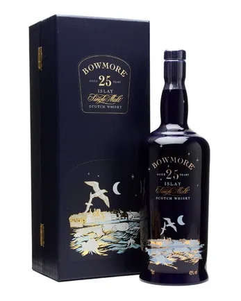 Bowmore 25 år gammal Bottled 1990s