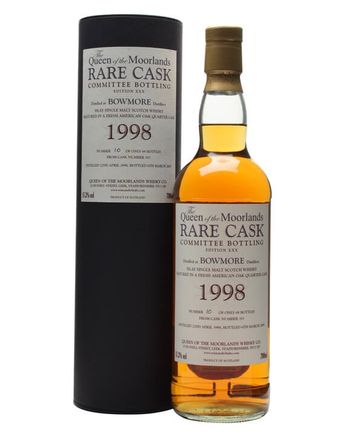 Bowmore 1998 10 år gammal Cask #353 Queen of the Moorlands