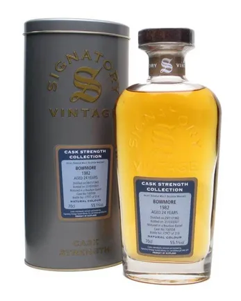 Bowmore 1982 24 år gammal Bourbon Cask Signatory