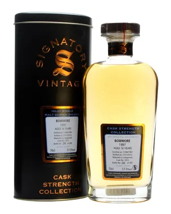 Bowmore 1997 16 år gammal Cask #1913 Signatory Cask Strength Collection