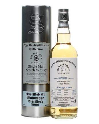 Bowmore 2000 13 år gammal Cask #1441+2 Signatory Un-Chillfiltered Collection