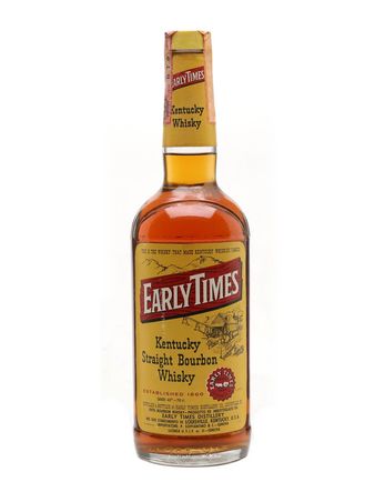 Early Times 4 år gammal Bottled 1980s New Label