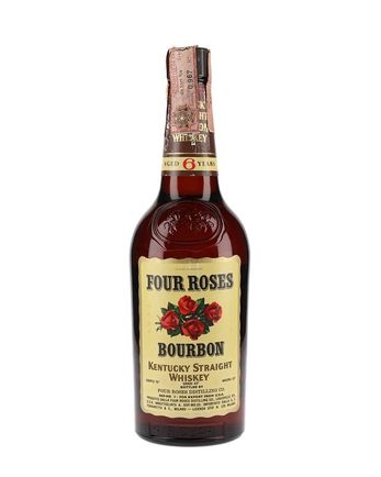 Four Roses 6 år gammal Yellow Bottled 1960s