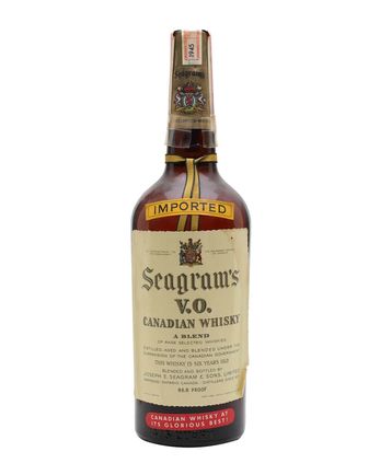 Seagram's VO 6 år gammal Bottled 1940s
