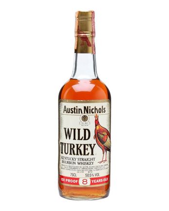 Wild Turkey Bourbon 8 år gammal Bottled 1980s